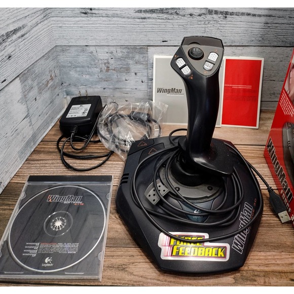 Logitech Wingman Force 3D PC Force Feedback Joystick! In Box! Retail $88! - Picture 3 of 5
